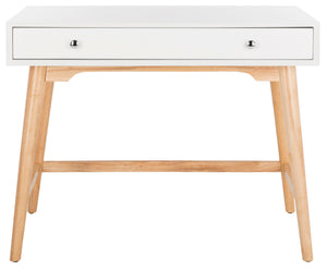 Safavieh Isadora Midcentury Modern Desk White/Natural FOX6293B