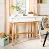 Safavieh Isadora Midcentury Modern Desk White/Natural FOX6293B