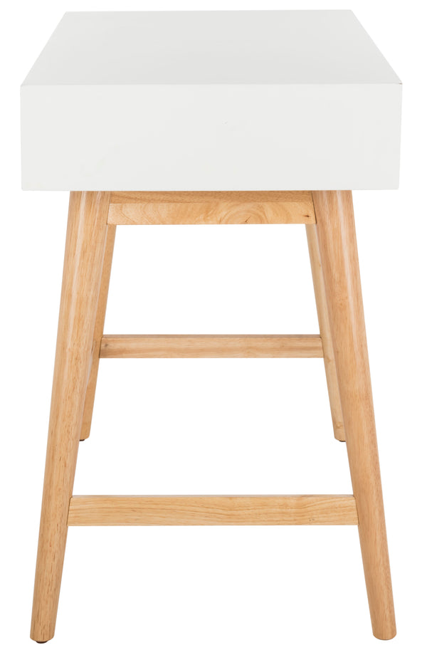 Safavieh Isadora Midcentury Modern Desk White/Natural FOX6293B