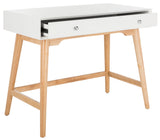 Safavieh Isadora Midcentury Modern Desk White/Natural FOX6293B