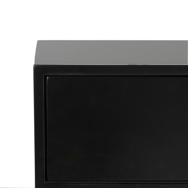 Safavieh Zarina Modern Cross-Leg End Table - Chic Black & Gold Accent For Glam Or Minimalist Spaces! FOX6295D