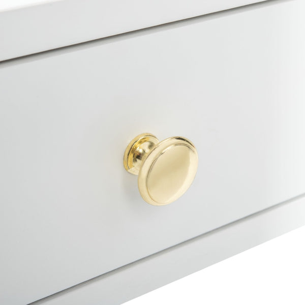 Safavieh Levinson Coffee Table – Mid-Century Modern Design With Elegant Storage And Polished Accents For Living Rooms White/Gold FOX6304B