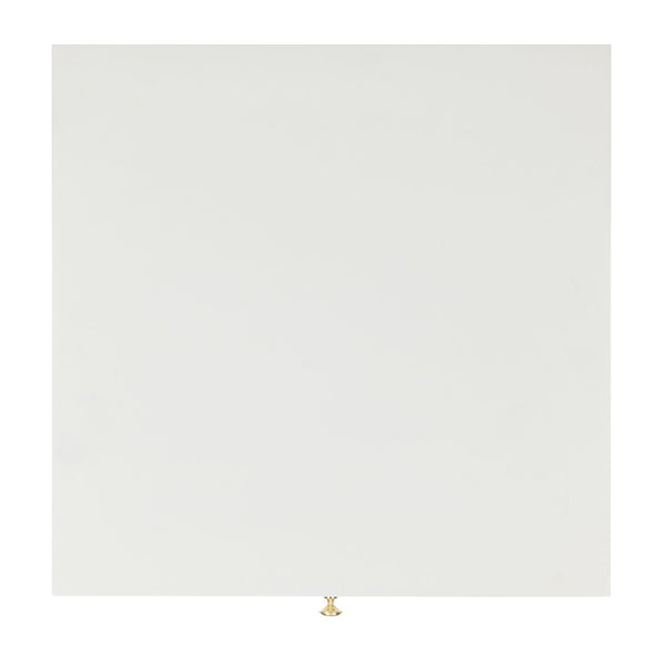Safavieh Levinson Mid-Century Modern End Table With Glam Gold Accents For Living Room & Bedroom Decor White/Gold FOX6305B