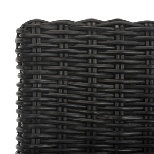 Safavieh Cypress Bar Stool - Island-Inspired Woven Rattan Seat With Solid Mango Wood For Timeless Charm Black FOX6502C