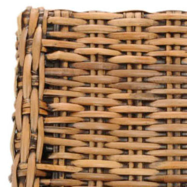 Safavieh SUNCOAST Arm Chair - Coastal Charm with Contoured Design, Durable Mango Wood & Rattan Weave, Set of 2 Brown / Teak Brown FOX6503A-SET2