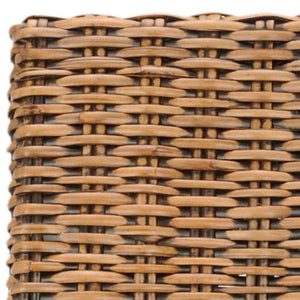 Safavieh SANIBEL Side Chairs – Tropical Elegance with Woven Rattan Detail for Coastal and Boho Décor Brown / Teak Brown FOX6504A-SET2