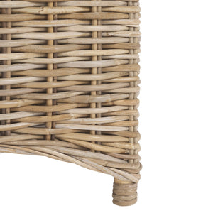 Safavieh Ventura Rattan Arm Chair - Coastal Elegance With Handwoven Design, Plush Cushion & Braided Detailing Natural FOX6505A