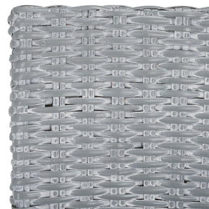 Safavieh WHEATLEY Side Chair - Elegant Grey White Wash Rattan & Mango Wood for Modern Dining Spaces FOX6525A-SET2