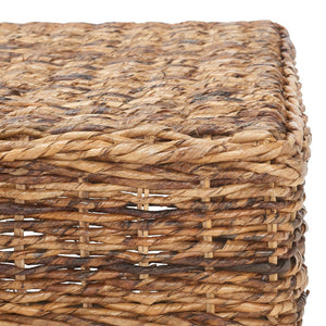 Safavieh Leary Coastal-Chic Coffee Table With Rattan Top And Sturdy Mango Wood Legs For Modern Living Spaces Banana Natural FOX6528B