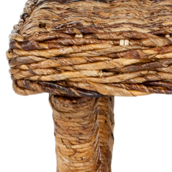 Safavieh Manor Ottoman - Handwoven Rattan Seat, Solid Mango Wood Frame, Versatile Accent For Any Room Banana Natural FOX6529A