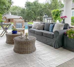 Safavieh Ruxton Coffee Table - Handwoven Rattan Cocktail Ottoman For Versatile Living Space Style & Comfort Natural FOX6530A