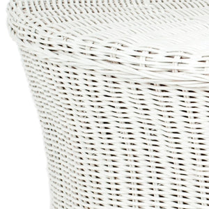 Safavieh Ruxton Coffee Table - Handwoven Rattan Cocktail Ottoman For Versatile Living Space Style & Comfort White FOX6530C