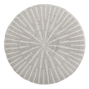Safavieh Ruxton Coffee Table - Handwoven Rattan Cocktail Ottoman For Versatile Living Space Style & Comfort White FOX6530C