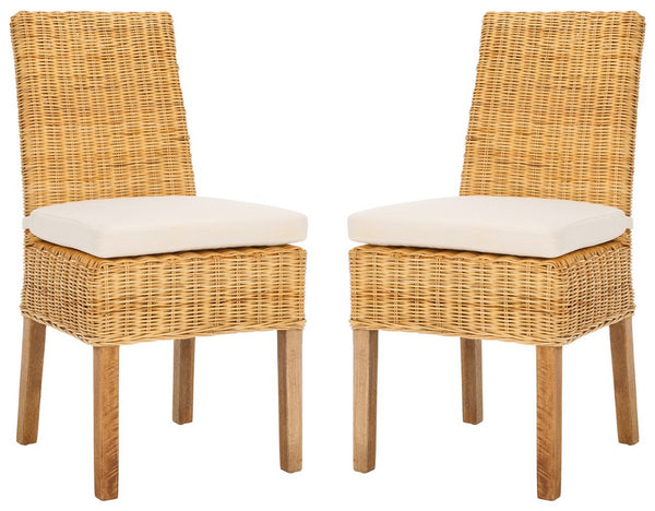 Safavieh Sanibel Side Chair W/ Cushion FOX6541B-SET2