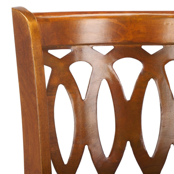 Safavieh Baldwin Swivel Bar Stool - Elegant Dark Oak Frame With Black Leather Cushion For Stylish Comfort FOX7004A
