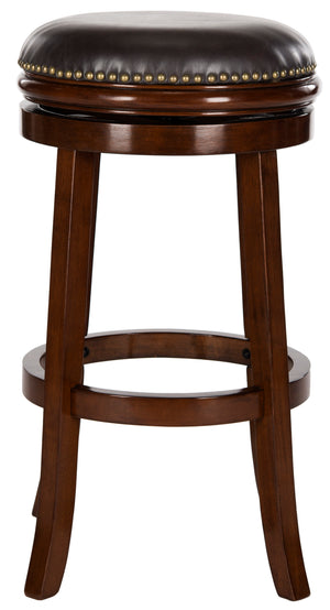 Safavieh Biagio Swivel Bar Stool Espresso/Brown FOX7007B