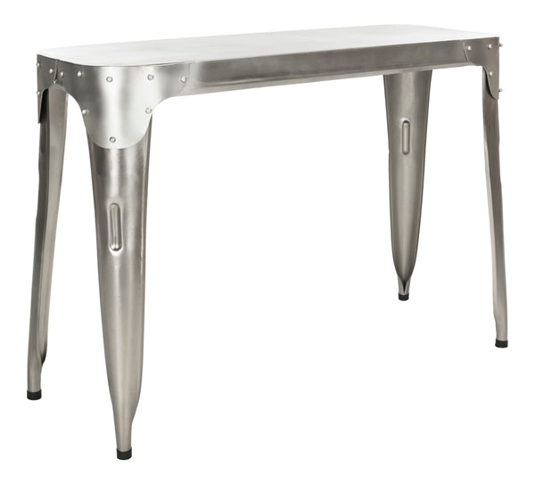 Safavieh Classic Iron Console Table Dark Antique Silver FOX7206A