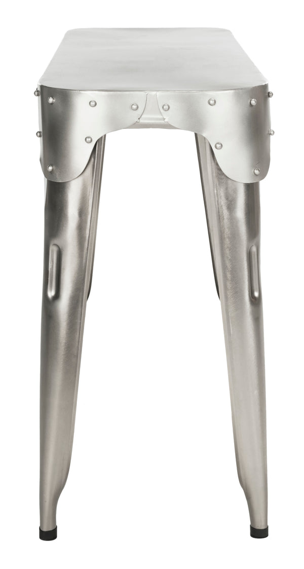 Safavieh Classic Iron Console Table Dark Antique Silver FOX7206A