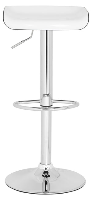 Safavieh Rameka Swivel Bar Stool - Adjustable Height, 360° Rotation, Modern Chrome & Abs Design For Comfort FOX7500A