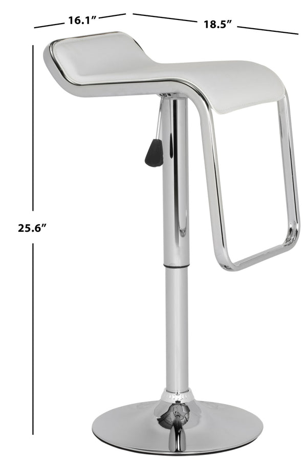 Safavieh Taronda Swivel Bar Stool - Adjustable Height, Modern Euro-Chic Design For Kitchen & Home Bars FOX7512A