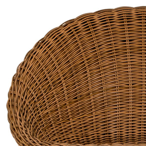 Safavieh Nrdika Swivel Barstool - Modern Faux Wicker Design With Adjustable Seat Height & 360° Smooth Swivel FOX7522A
