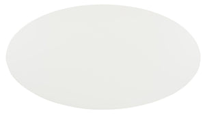 Safavieh Woodruff Oval Coffee Table - Scandinavian Design With Two-Tier Storage, White & Oak Finish For Modern Homes FOX8201A