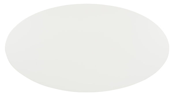 Safavieh Woodruff Oval Coffee Table - Scandinavian Design With Two-Tier Storage, White & Oak Finish For Modern Homes FOX8201A