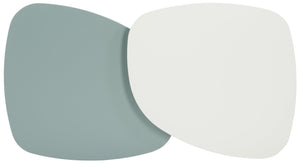 Safavieh Jasmine Bi-Level Coffee Table - Modern Minimalist Design In White & Grey For Stylish Living Spaces FOX8205A