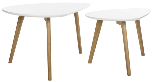 Safavieh Olida Contemporary Double Coffee Table Set - Modern Nested Design For Versatile Living Spaces FOX8208A