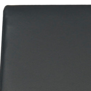 Safavieh Hal Desk Chair - Stylish Vegan Leather Upholstered Comfort For Modern Workspaces And Home Offices Black FOX8501B
