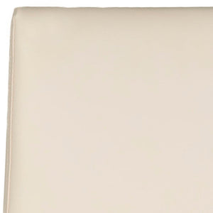 Safavieh Hal Desk Chair - Stylish Vegan Leather Upholstered Comfort For Modern Workspaces And Home Offices Champagne FOX8501D