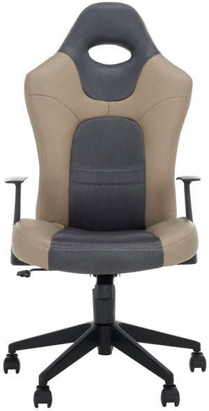 Safavieh Belinda Desk Chair - Ergonomic Vegan Leather With Adjustable Features For Modern Home Offices FOX8503A