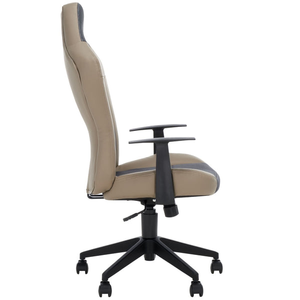 Safavieh Belinda Desk Chair - Ergonomic Vegan Leather With Adjustable Features For Modern Home Offices FOX8503A
