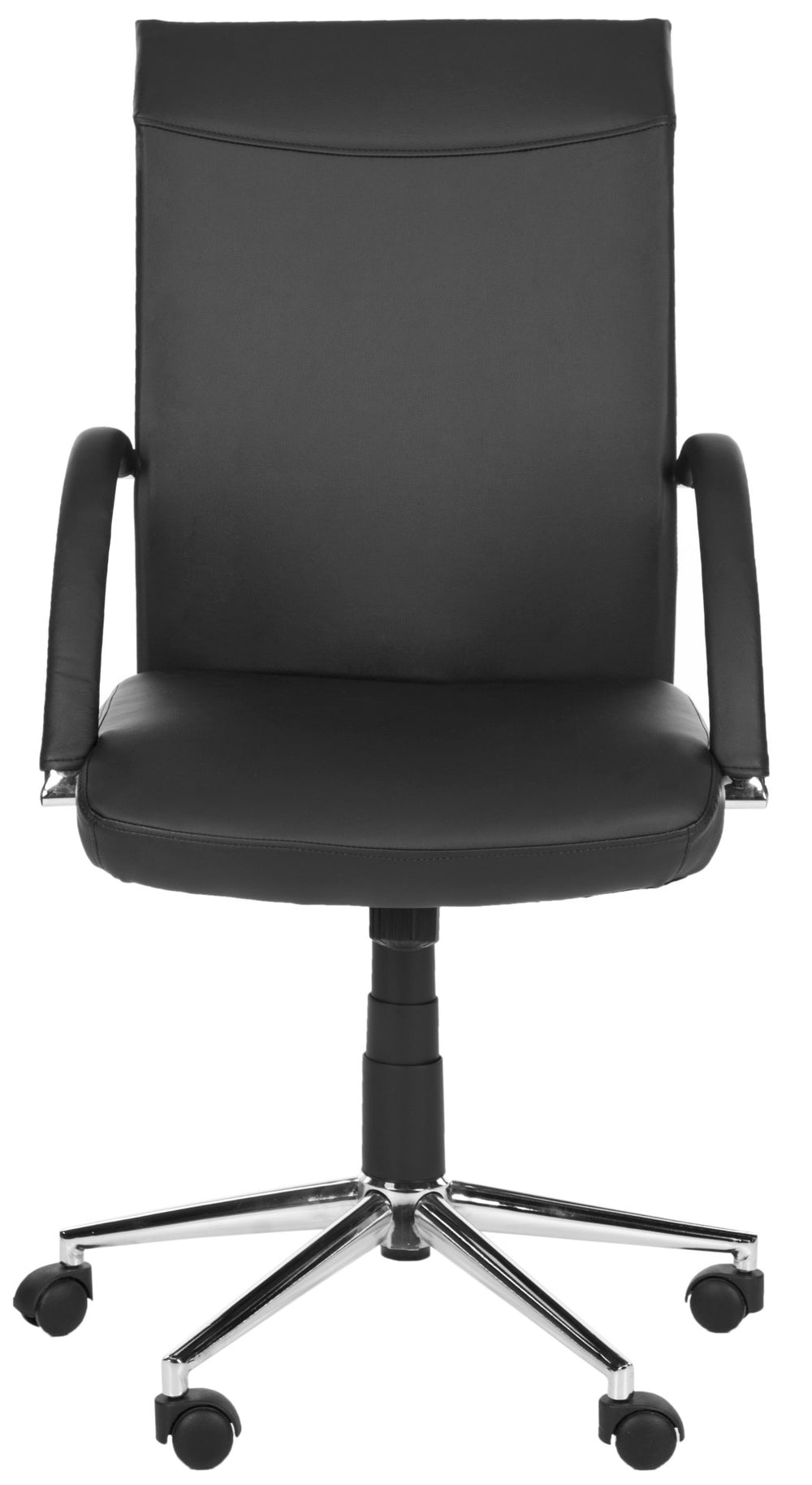 Safavieh Dejana Modern Desk Chair - Luxurious Vegan Leather, Ergonomic Comfort & Sleek Design For Home Office FOX8506A
