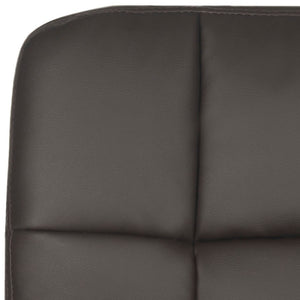 Safavieh Brunner Desk Chair - Modern Bauhaus Design With Quilted Vegan Leather And Chrome Swivel Base For Comfort Brown FOX8510B