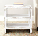 Safavieh Lacey Two Tier Side Table White White FOX9502C