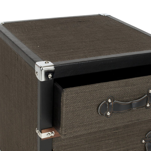 Safavieh Joel Rolling Chest - Vintage-Inspired Accent Table With Mobility For Home Office & Living Spaces FOX9505A