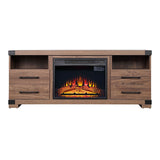 Richmond Industrial - Traditional Fireplace