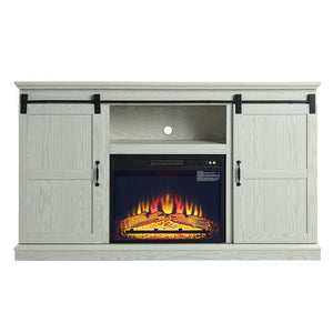 Manhattan Comfort Myrtle Traditional - Barnlike Fireplace Cream Oak FP2-CR