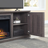 Manhattan Comfort Franklin Traditional - Barnlike Fireplace Brown FP3-BR