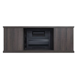 Manhattan Comfort Franklin Traditional - Barnlike Fireplace Brown FP3-BR