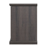 Manhattan Comfort Franklin Traditional - Barnlike Fireplace Brown FP3-BR