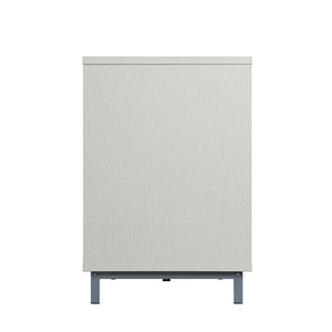 Manhattan Comfort Brighton Modern Fireplace Beige FP4-BG