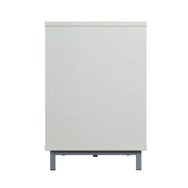 Manhattan Comfort Brighton Modern Fireplace Beige FP4-BG