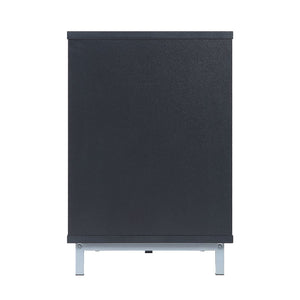 Manhattan Comfort Brighton Modern Fireplace Onyx FP4-BL