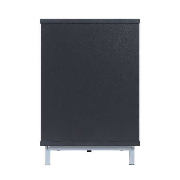 Manhattan Comfort Brighton Modern Fireplace Onyx FP4-BL