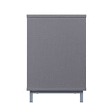 Manhattan Comfort Brighton Modern Fireplace Grey FP4-GY