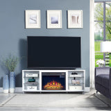 Manhattan Comfort Brighton Modern Fireplace White FP4-WH