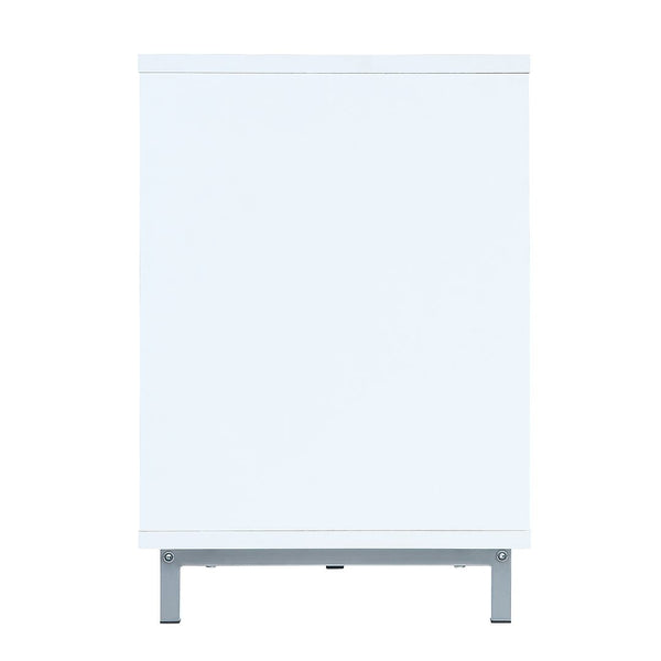 Manhattan Comfort Brighton Modern Fireplace White FP4-WH