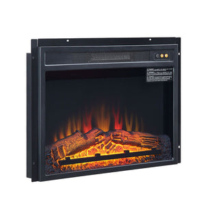 Manhattan Comfort Fireplace Modern Electric Fireplace Black FPBOX1